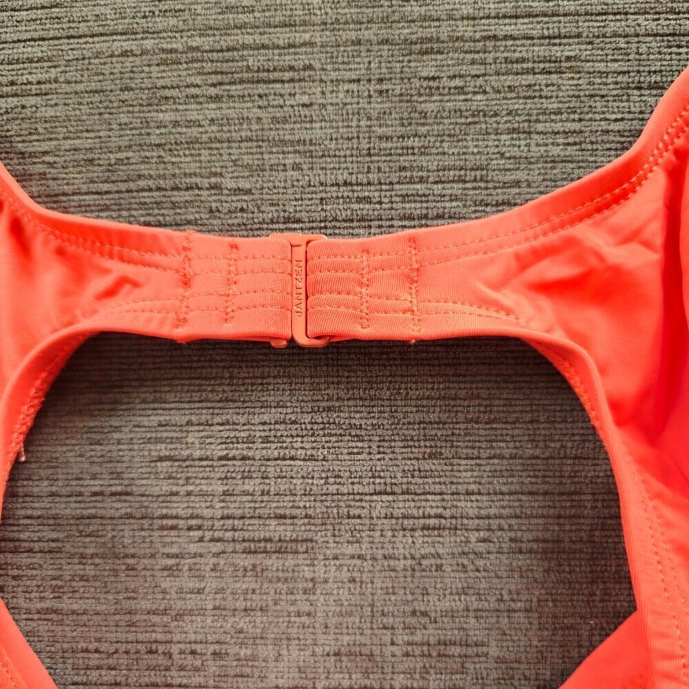 NWT JANTZEN Women's Peach Jewel Portrait Back One-piece Swimsuit Size 10 - Picture 9 of 13